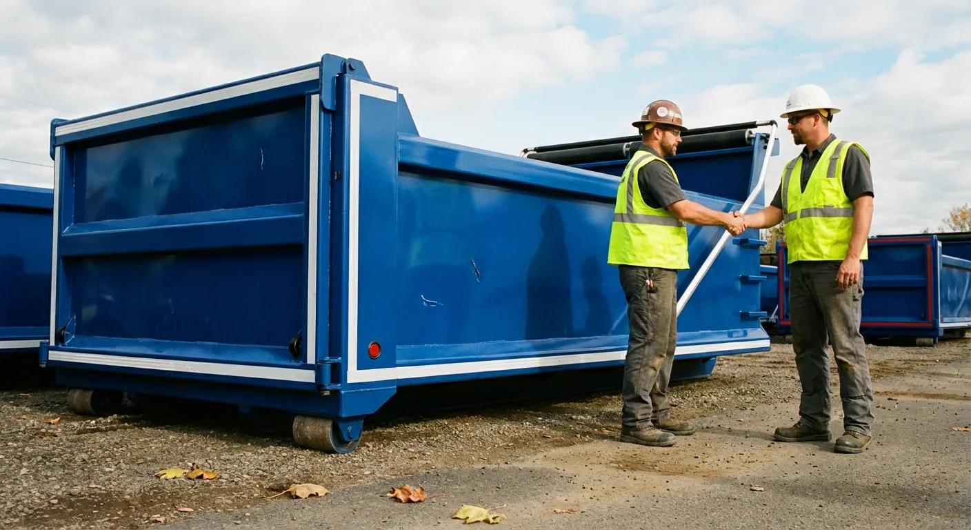 Roll-off dumpster rental services in Downtown Lancaster