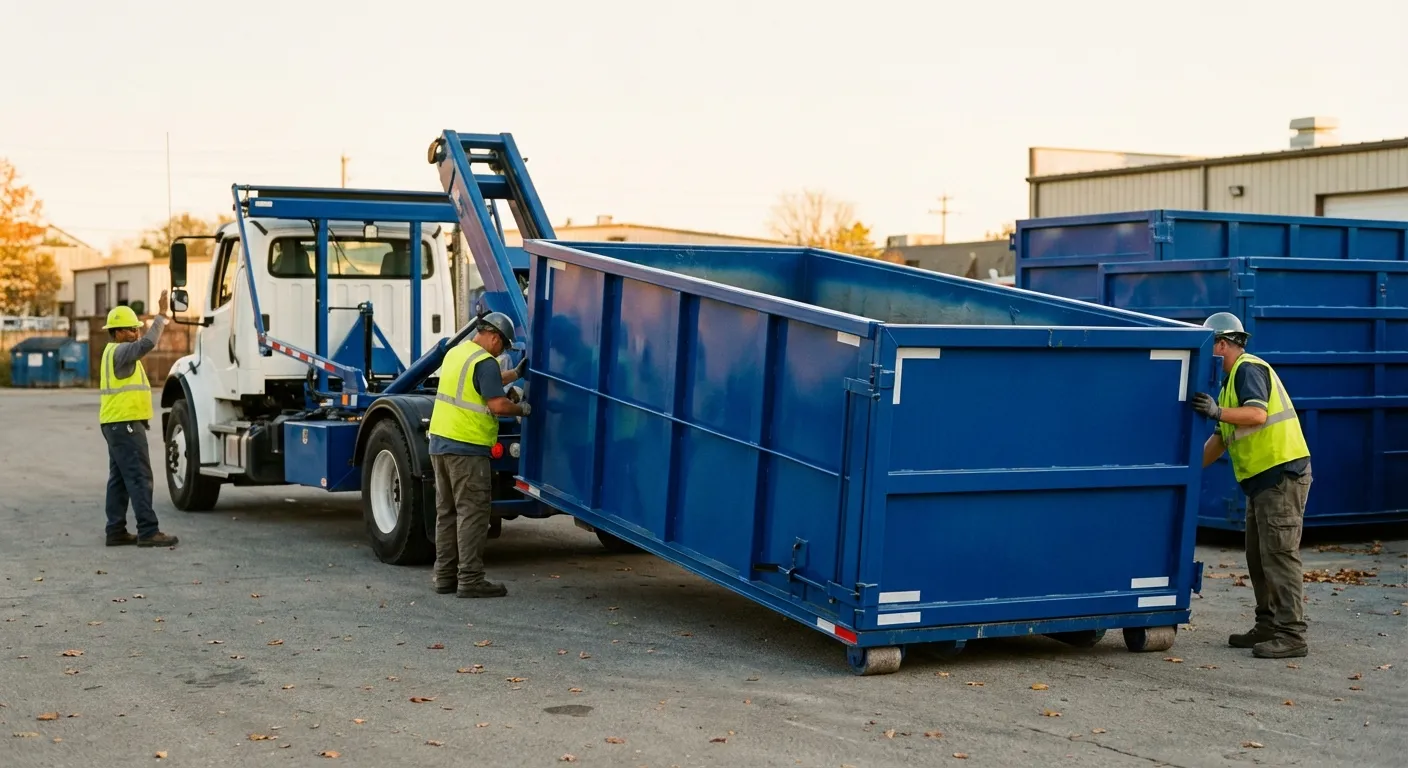 Commercial waste management and dumpster rental logistics in Lancaster, PA
