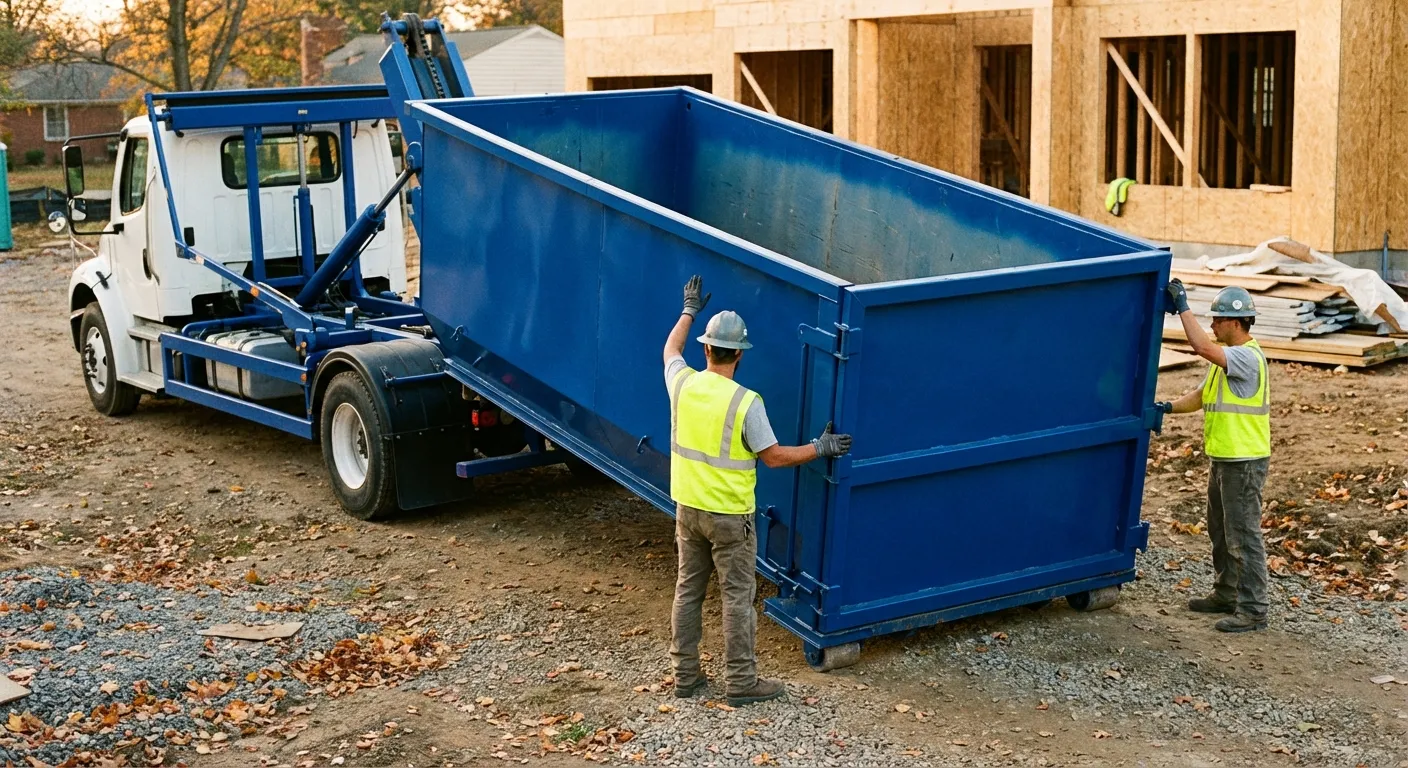 Construction dumpster delivery and waste management in Lancaster, PA