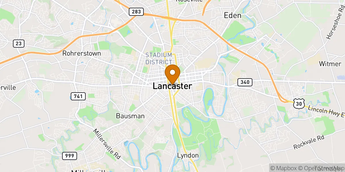 neighborhood map neighborhood map in Lancaster, PA