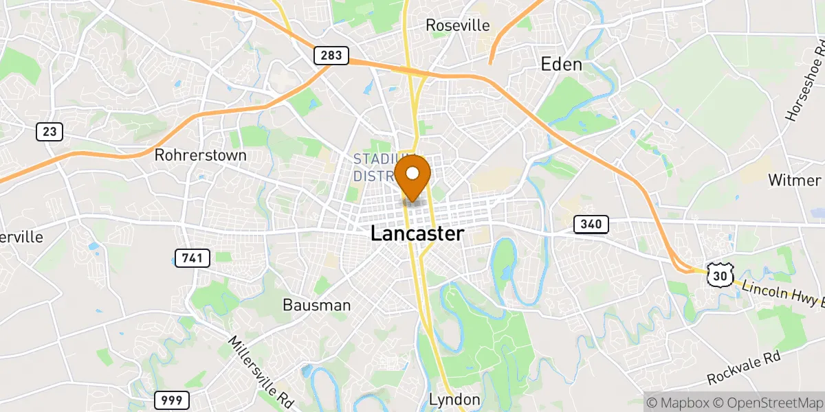 neighborhood map neighborhood map in Lancaster, PA